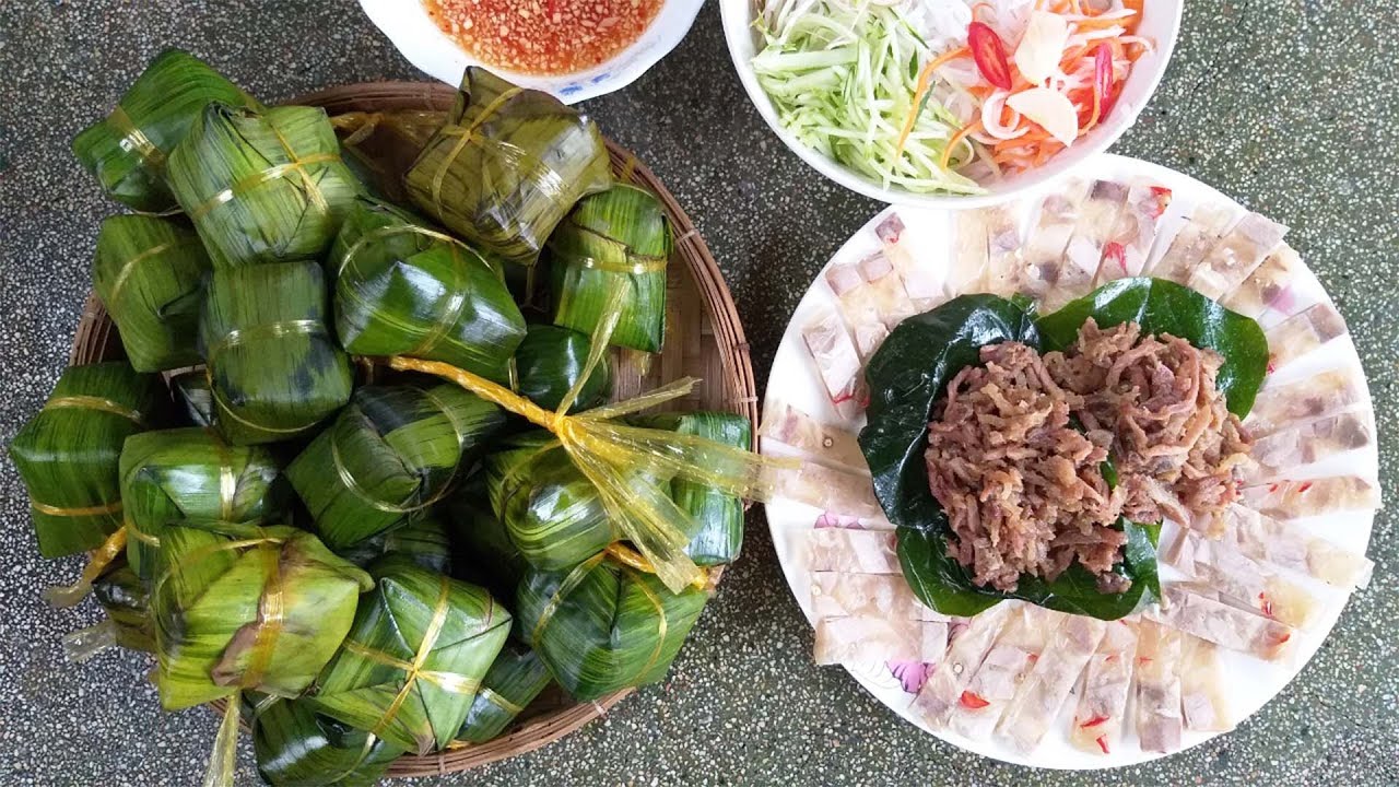 Kỳ Công Cách Gói Bì Thính Lá Vông Nem Đặc Trưng Hương Vị Của Người Miền Tây | Bếp Nhà Sáu