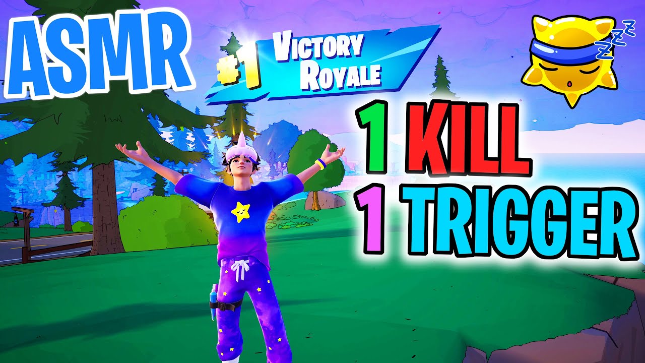 ASMR Gaming 😴 Fortnite 1 Kill = 1 Trigger Relaxing Mouth Sounds 🎮🎧 Controller Sounds + Whispering 💤