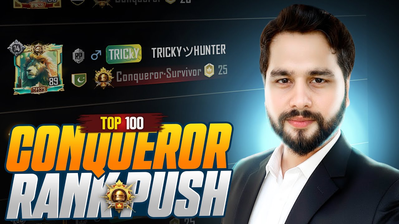 PUBG Mobile Conqueror Rank Push