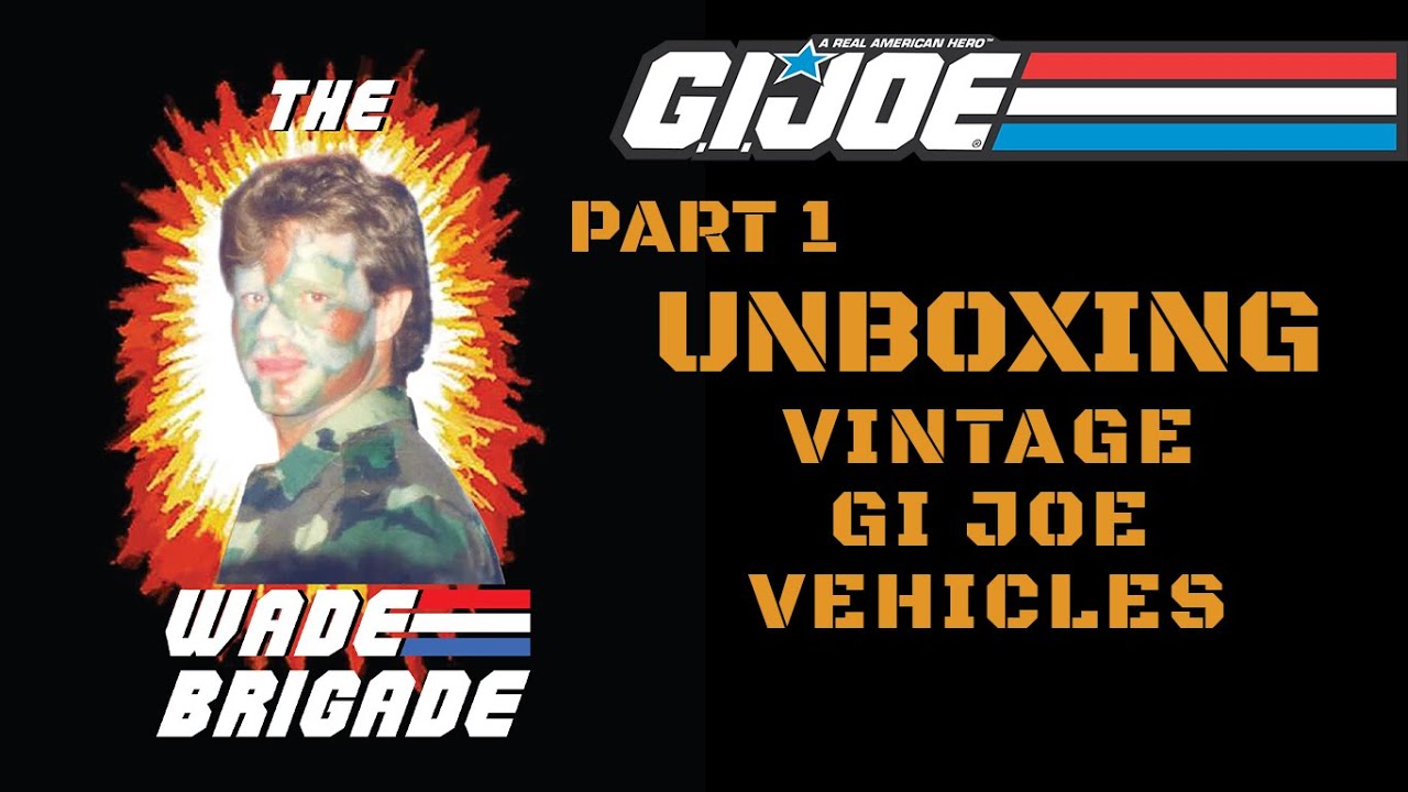 UNBOXING VINTAGE GI JOE VEHICLES: The first of two unboxing videos of The Wade Brigade collection.