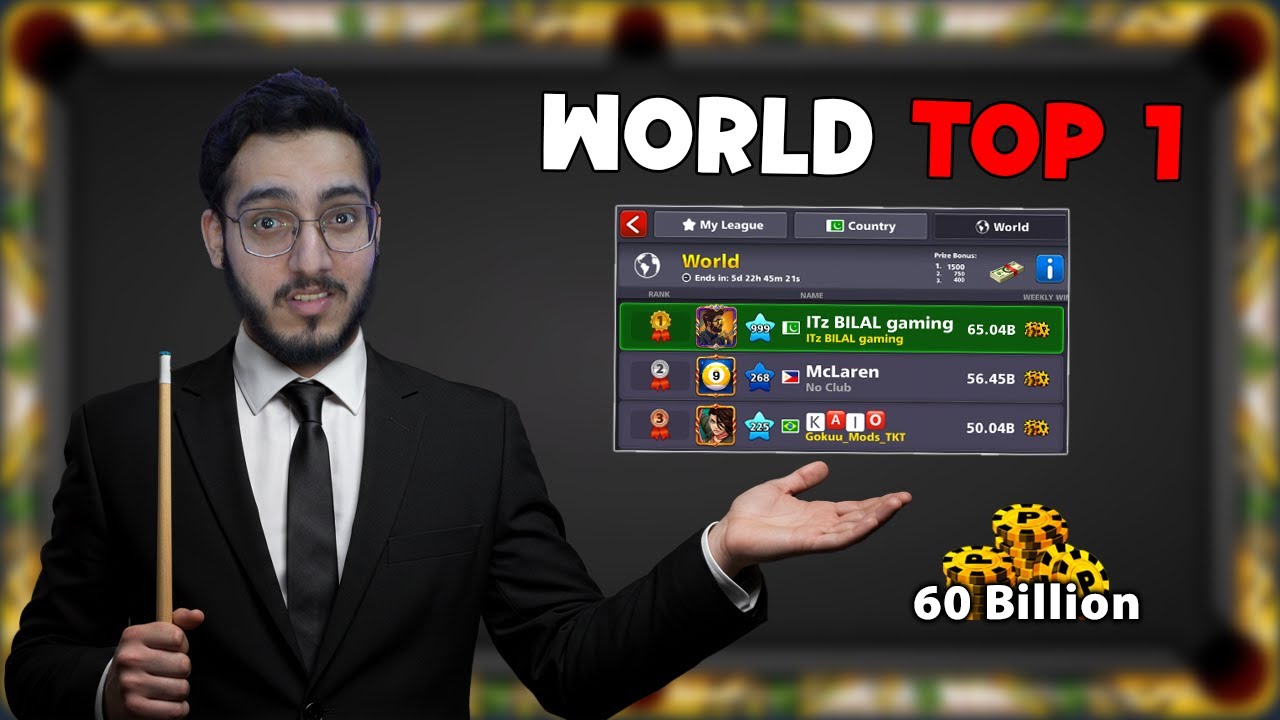 WORLD TOP 1 MISSION 999 LEVEL 8 BALL POOL 😱‼️