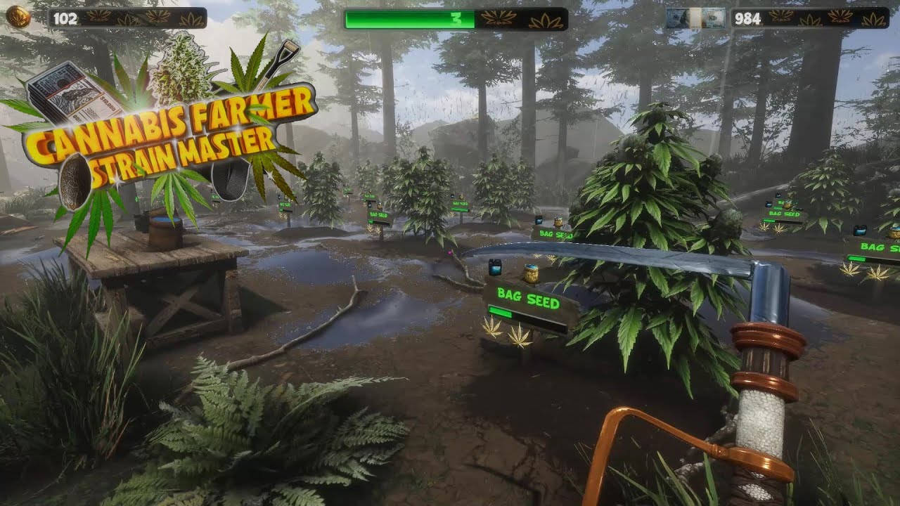 Cannabis Farmer Strain Master - Gameplay [Casual / Idle / Farming]