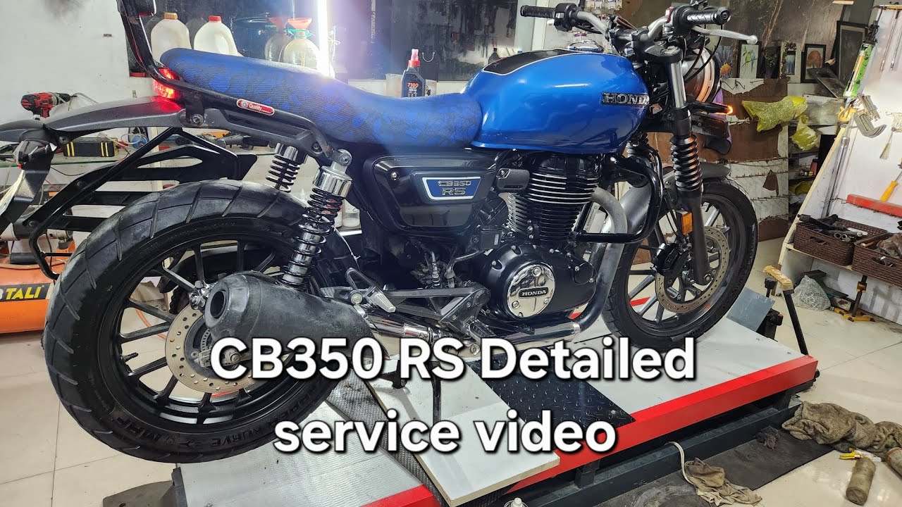 2024 CB350 RS 22000km Detailed service video