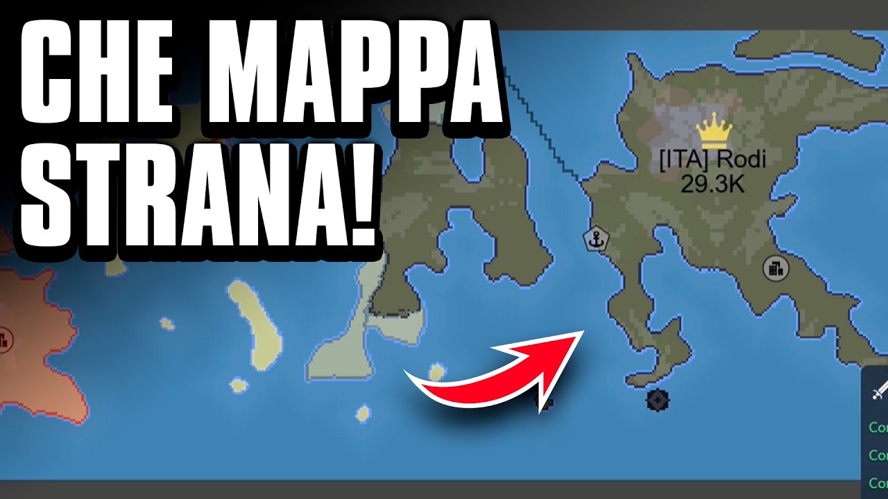 Questa nuova mappa &egrave; molto strana ma divertente! | Openfront.io