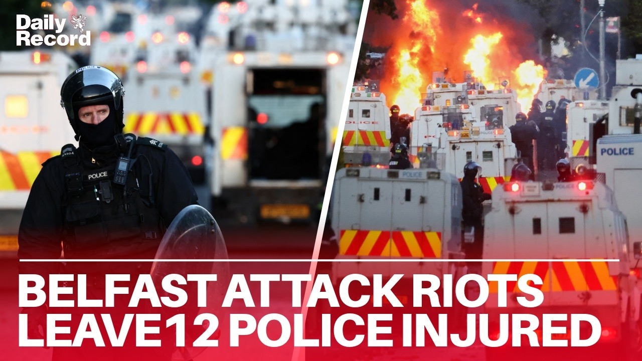Belfast attack RIOTS: Two charged after second night of disorder leaves 12 police officers injured