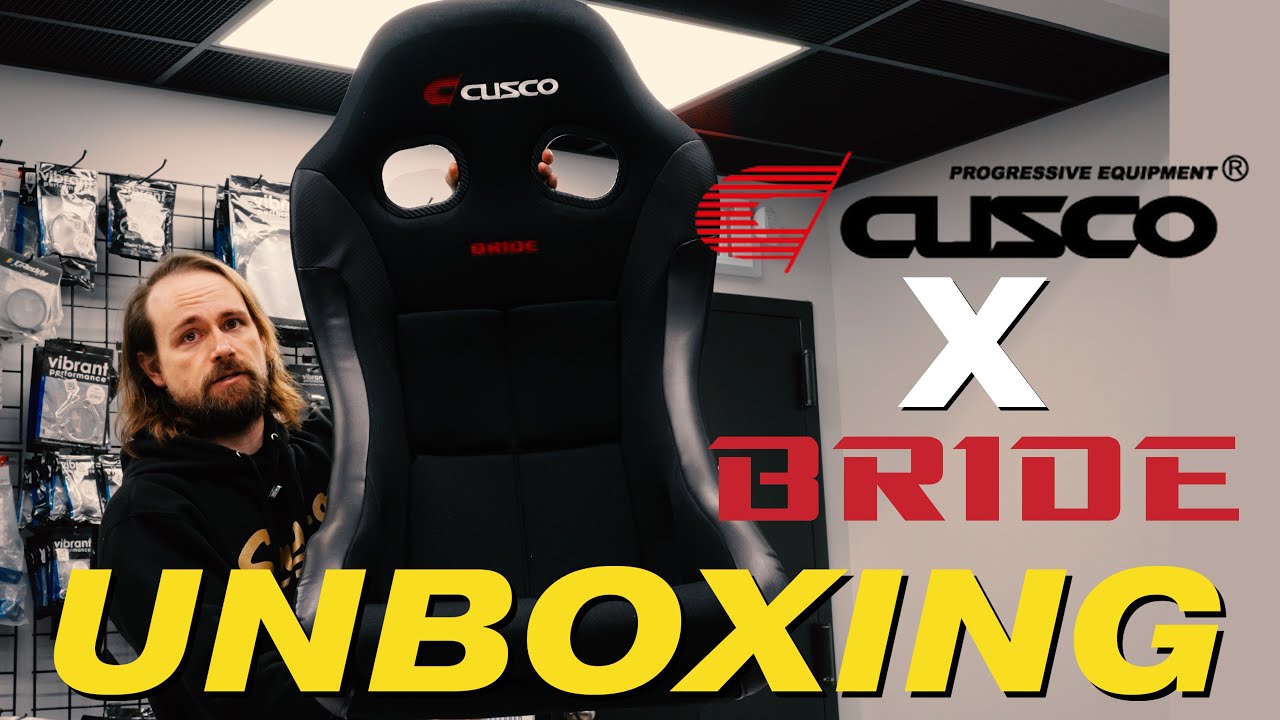 Are Expensive Racing Seats WORTH IT? Cusco x Bride Zieg IV Unboxing