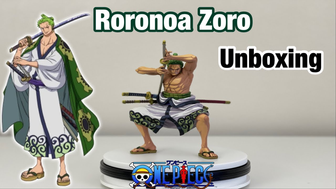 One Piece - World Figure Colosseum 3 Super Master Stars Piece Roronoa Zoro Two Dimensions | Unboxing