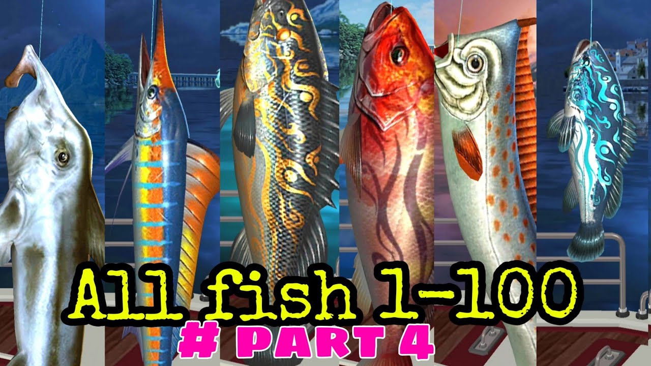 All fish 1-100 fishing hook