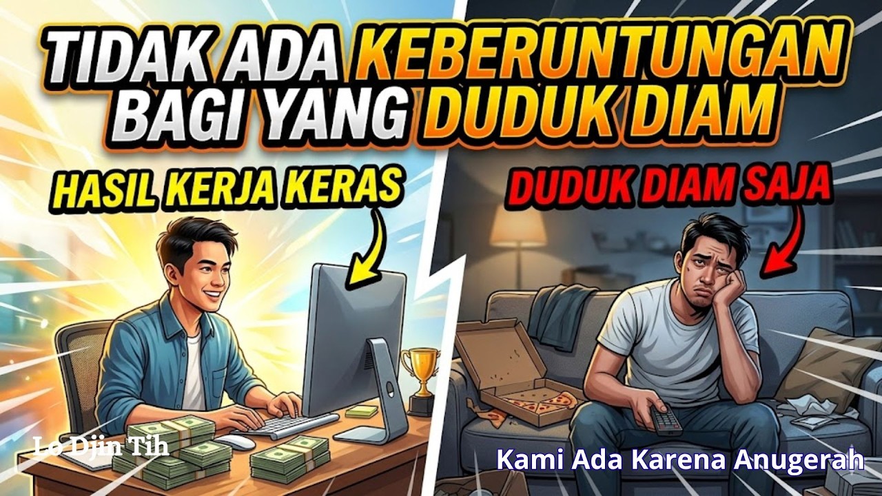 TIDAK ADA KEBERUNTUNGAN BAGI YANG DUDUK DIAM.