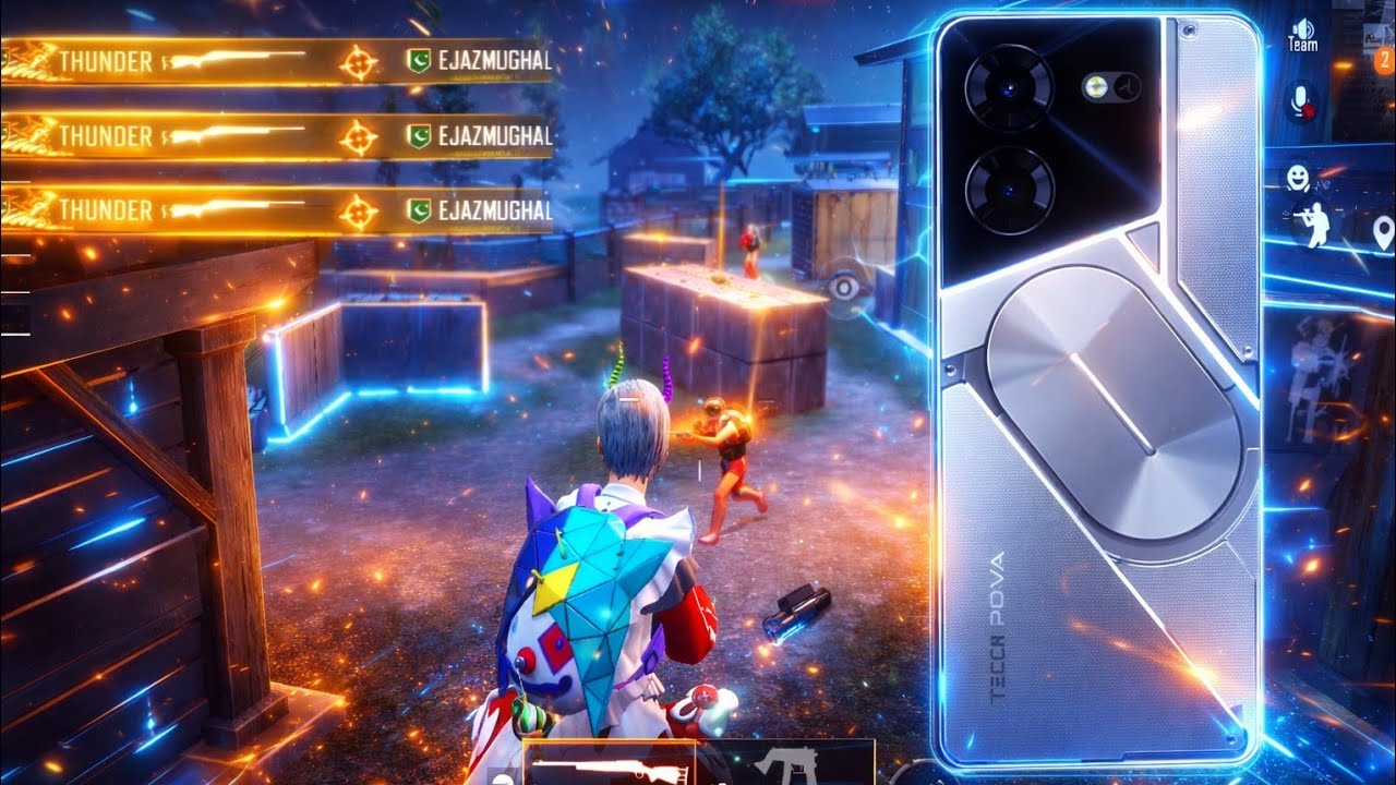 TDM PUBG Match on Tecno Pova 5 Pro Mobile 🔥