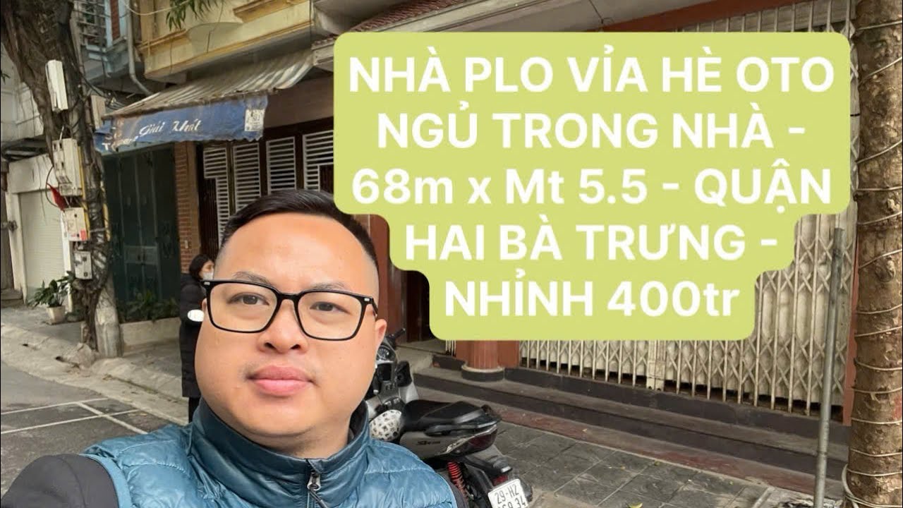 25.5 TỶ : KHU PLO VỈA HÈ OTO TRÁNH - 70m x Mt 5.5 NỞ HẬU - QUẬN HAI BÀ TRƯNG LÕI 0858123388