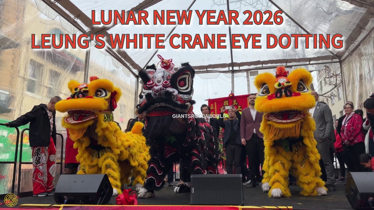 CNY 2026 ~ Leung's White Crane Lion Dance Eye Dotting Ceremony