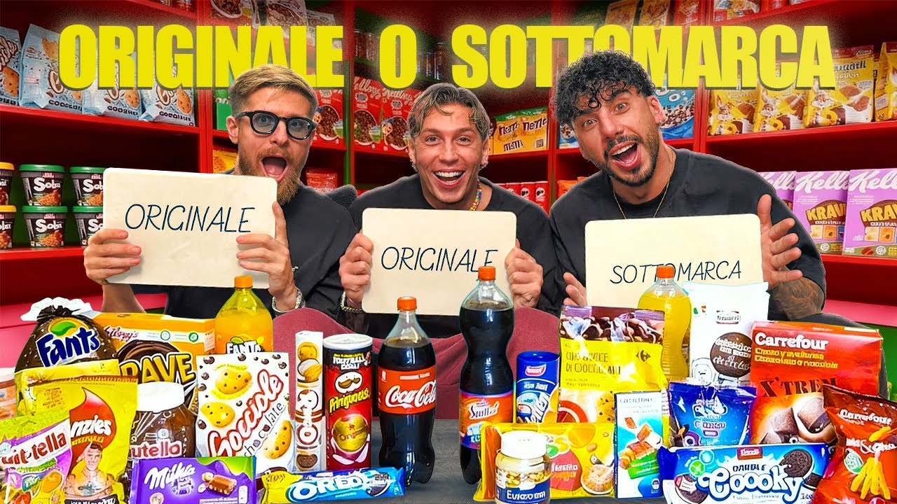 INDOVINA IL CIBO ORIGINALE vs IL CIBO SOTTOMARCA🍟 con DOSE e DADDA⭐️