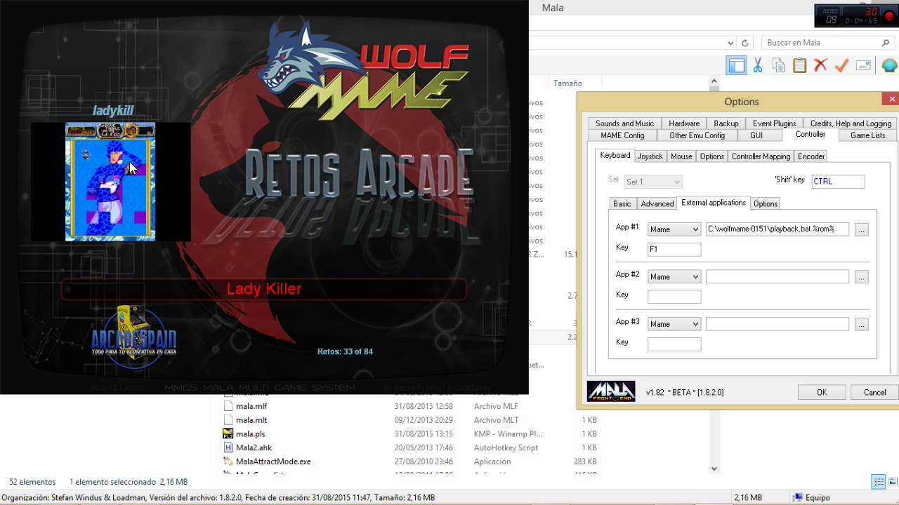 Integrar Wolfmame 0151 en MALA