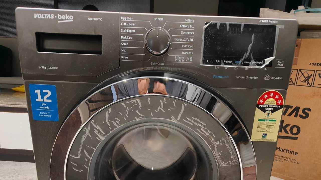 Voltas Beko Front Load Washing Machine Installation & Demo || #voltasbeko #beko #washingmachine
