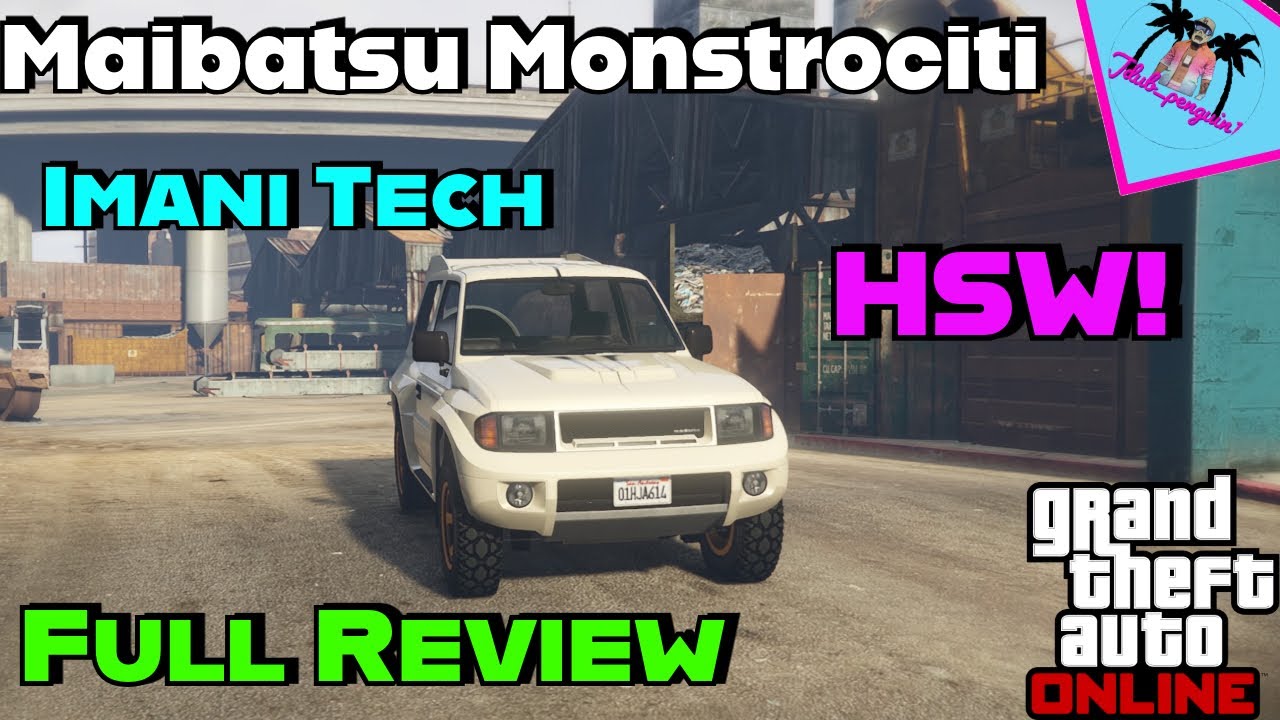 Maibatsu Monstrociti Customization And Review. HSW And Imani Tech! GTA Online