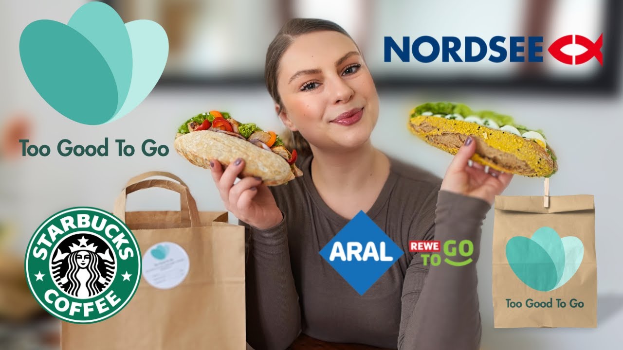 Testing TOO GOOD TO GO App - STARBUCKS - NORDSEE - REWE TO GO - Germany 2023