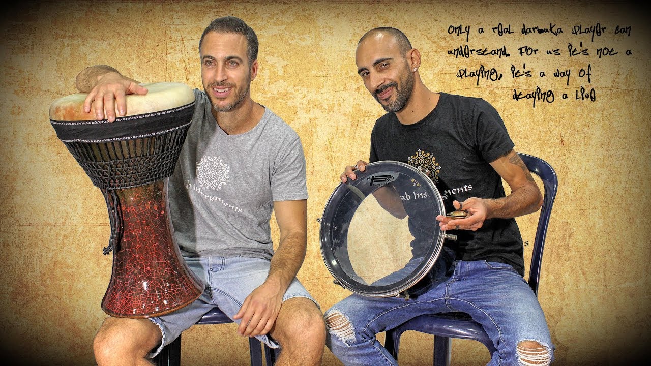 Top Dohola Ceramic Darbuka - Made by Baraka - Goat Skin