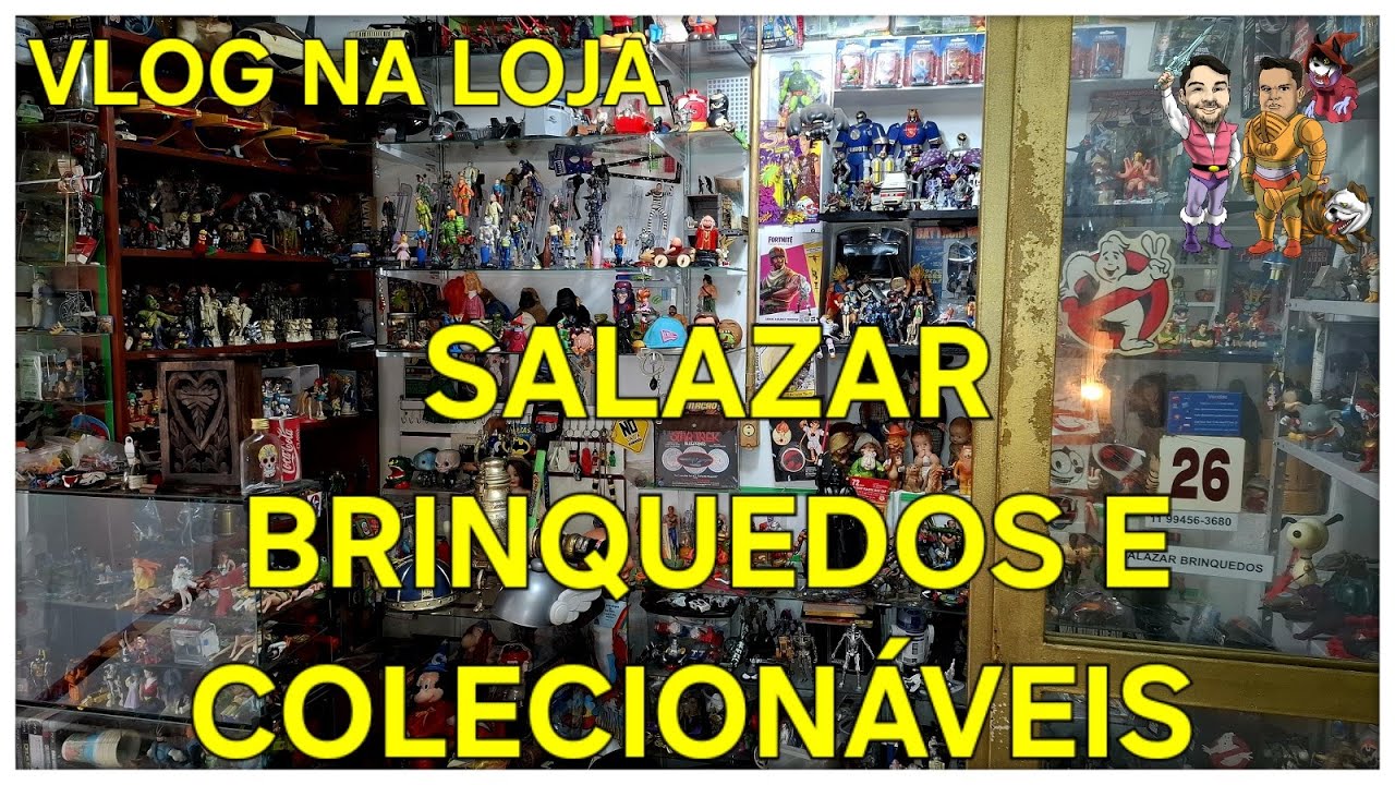 ROSMITOUR - TOY HUNT NA LOJA SALAZAR BRINQUEDOS!FEIRA DO BIXIGA EM SP! EP 01