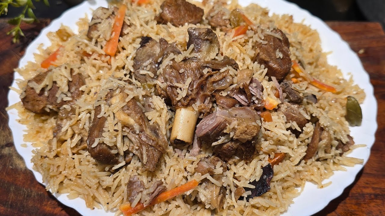 AFGHANI KABULI PULAO RECIPE | SIMPLE MUTTON PULAO BAKRA EID SPECIAL