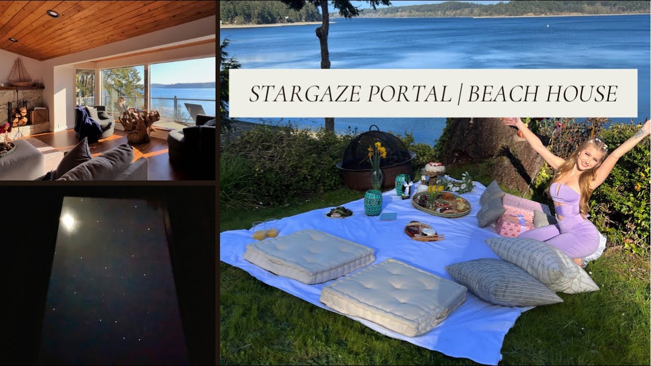 Beach House w/ a STARGAZING PORTAL Full Tour! WA📍Bday Trip