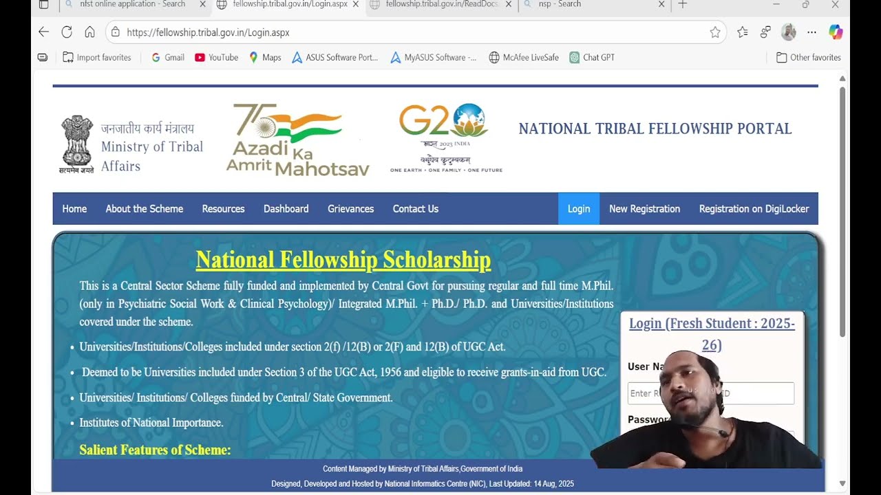 NFST 2026 application open register Now | Eligibility  Amendment | Fresh and Renewal  apply #NFST26