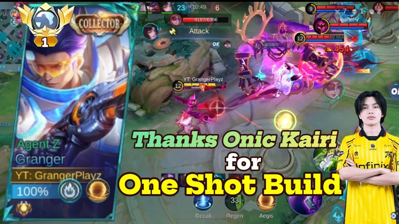 Onic Kairi teach me how to 1-hit delete build #grangergameplay #onickairi #mobilelegends