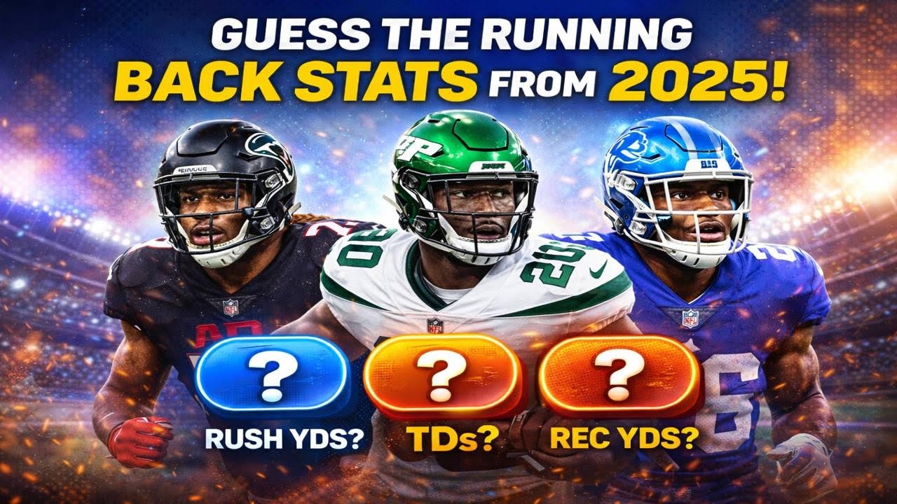 Can You Guess These 2025 NFL Running Back Stats?!? (IMPOSSIBLE)