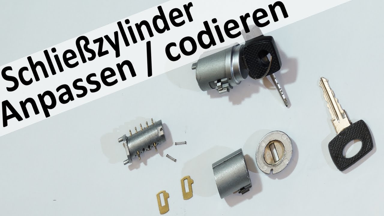 Mercedes Zündschloss umbauen umcodieren und auf den eigenen schlüssel anpassen am W123 W126 W107