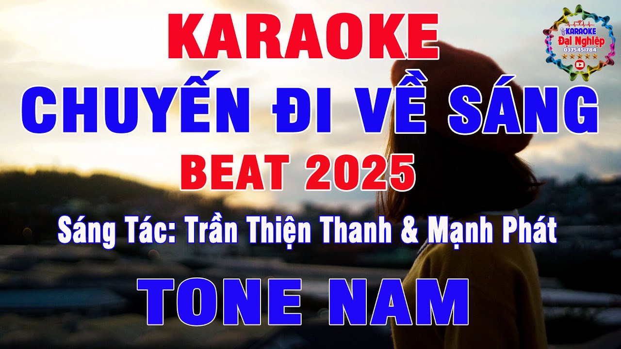 Chuyến Đi Về Sáng Karaoke Tone Nam Nhạc Sống Beat Rumba Cực Hay, Dễ Hát || Karaoke Đại Nghiệp