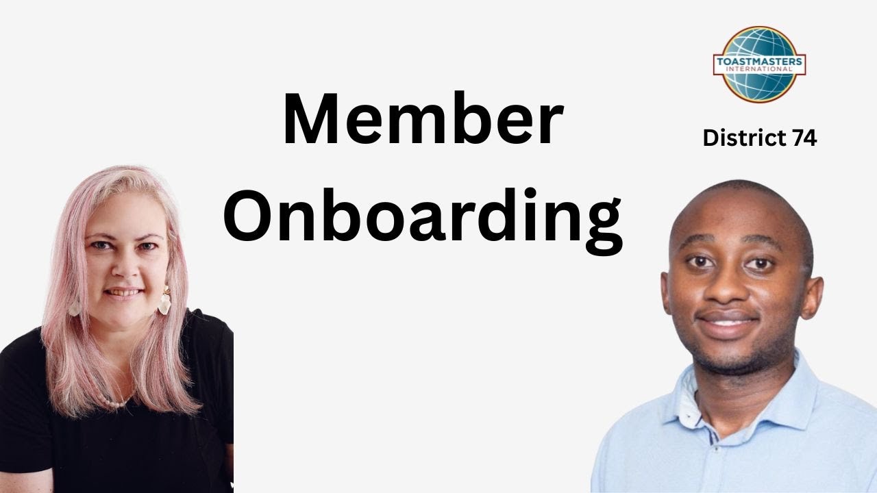 Toastmasters Member Onboarding - 30 Sep 2025 #toastmasters