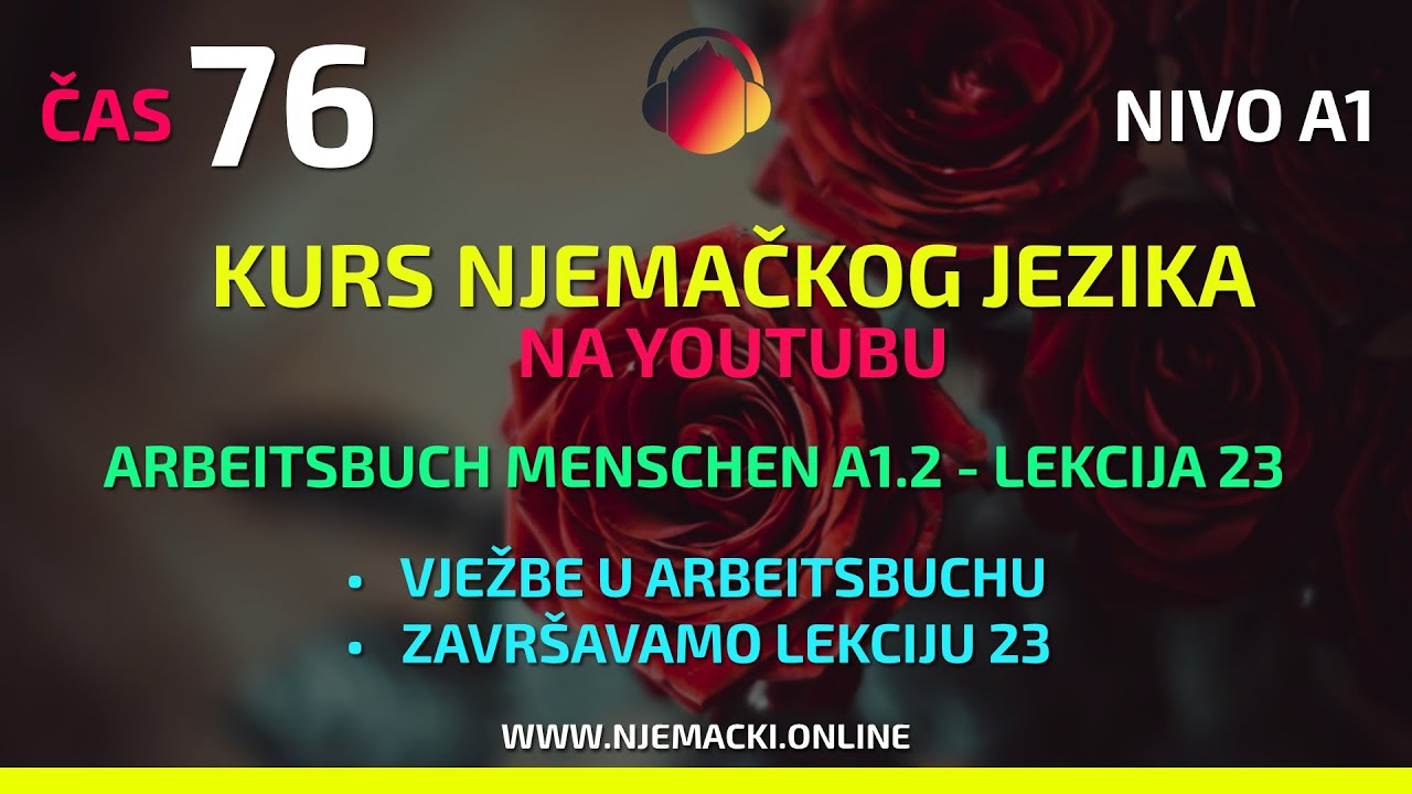 Vježbe u Arbeitsbuchu za lekciju 23