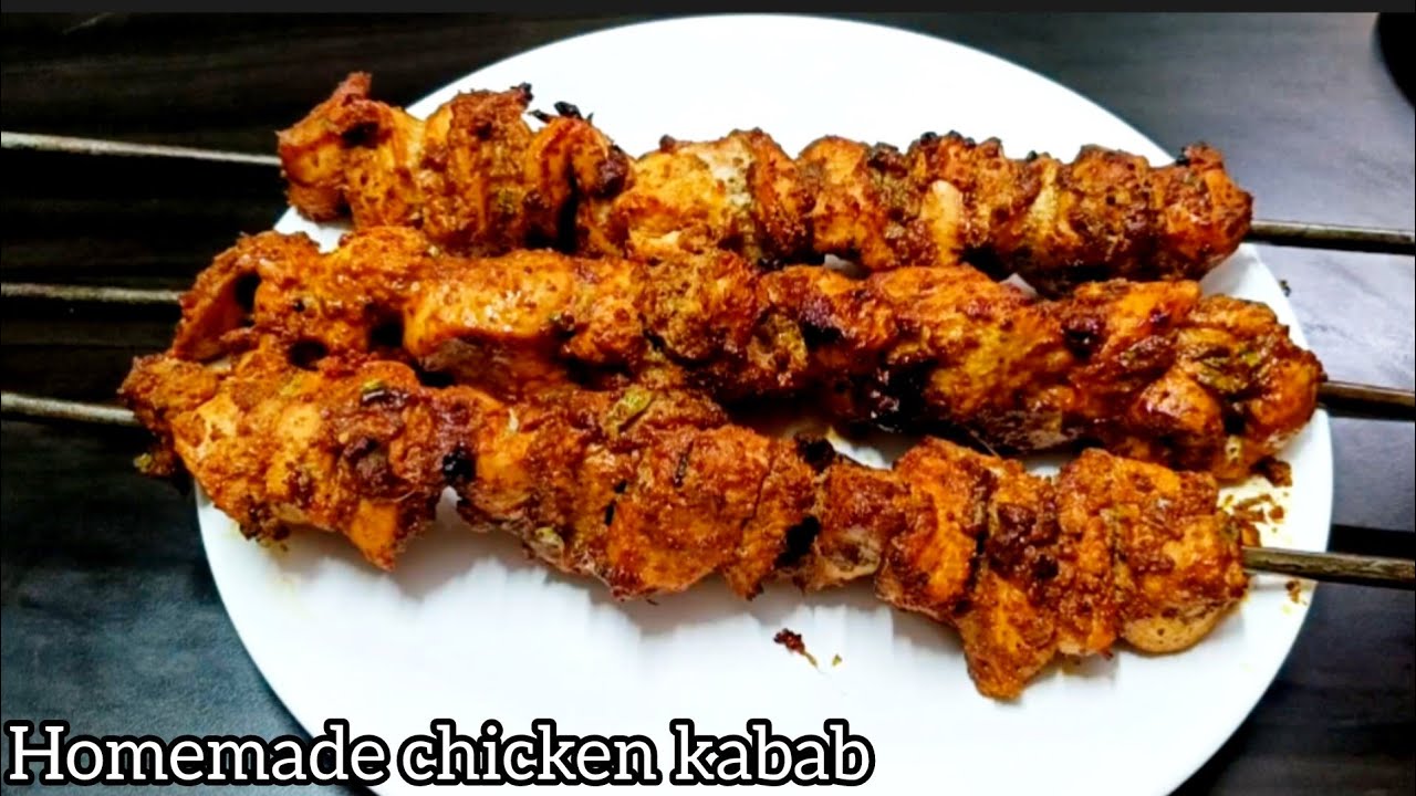 Easy chicken kabab recipe/chicken kabab recipe/how to make chicken kabab 
