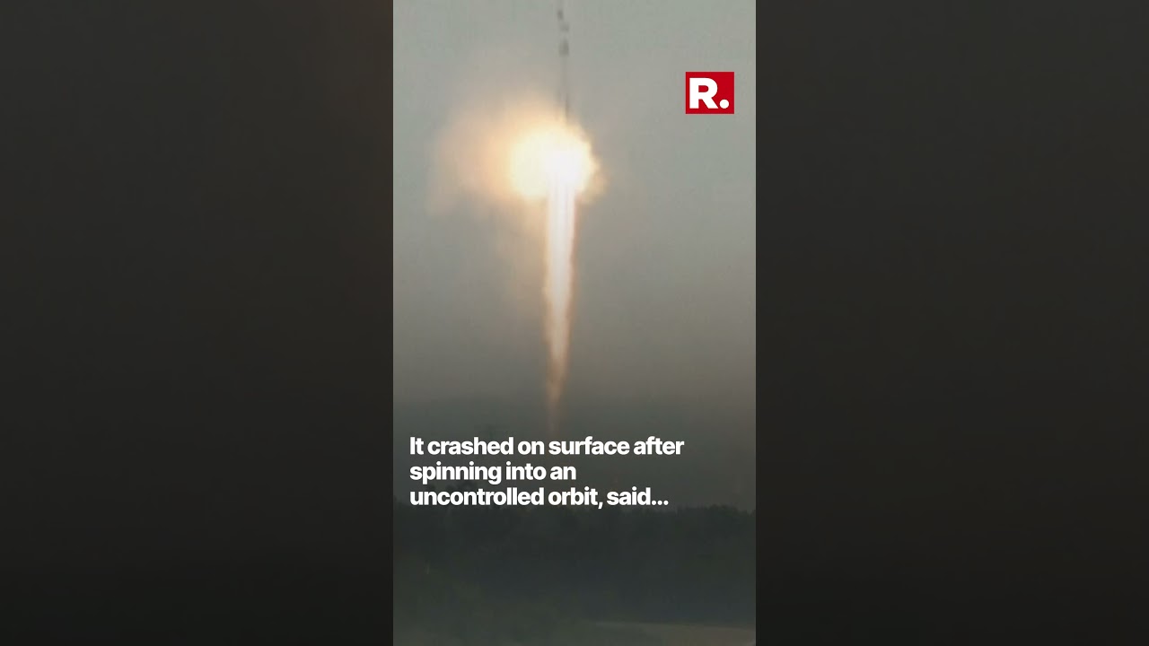 Luna 25 Crashes Into Moon, Russia's First Lunar Mission In 47 Years Fails
