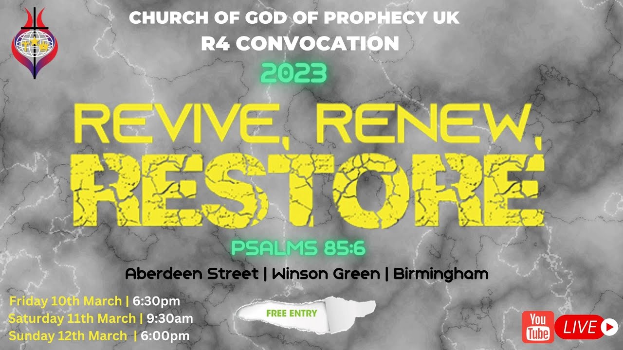 | Revive | Renew | Restore | Session 3 | Region 4 - Convocation 2023