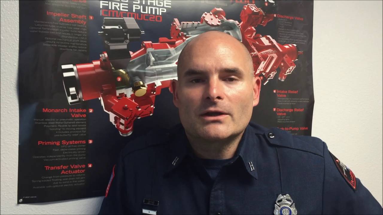 Poudre Fire Authority: Aerial master streams water application
