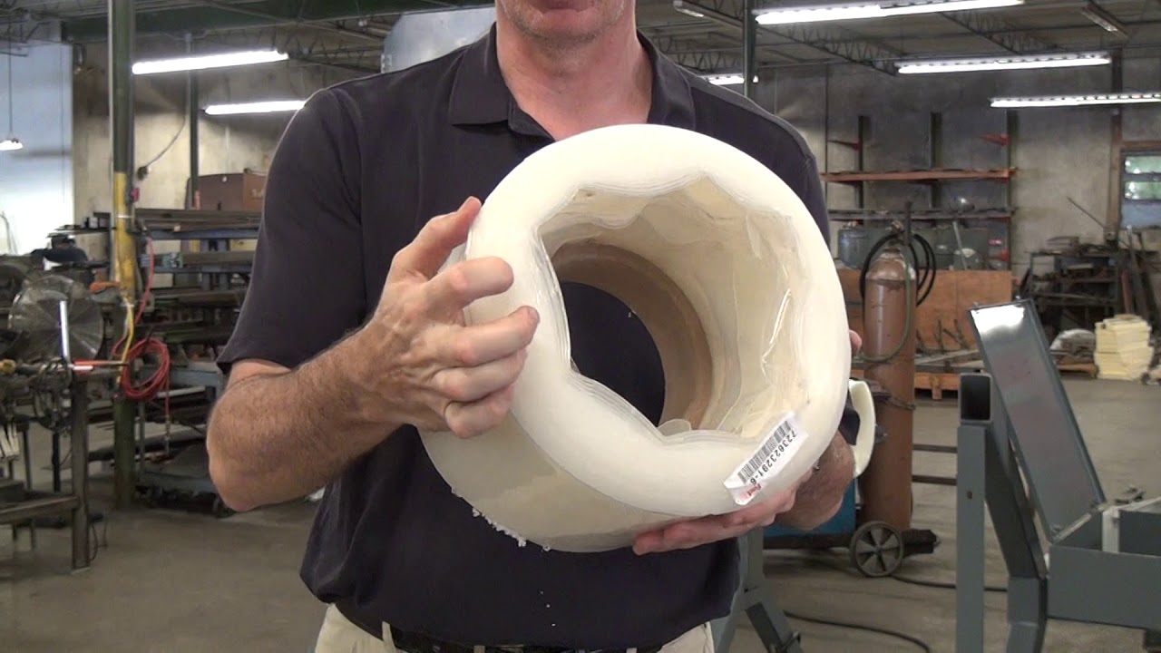 Bandsaw Cutting Polypropylene Roll
