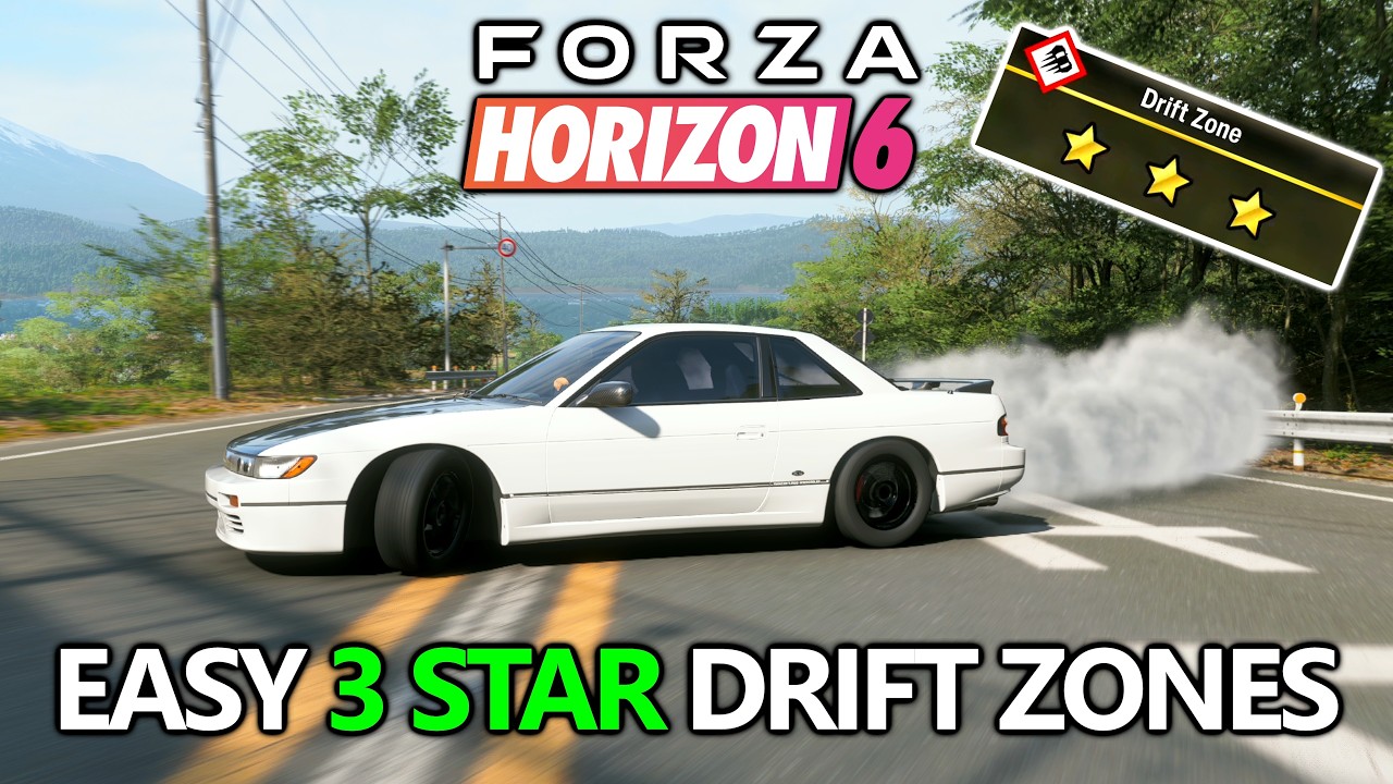 Forza Horizon 6 &mdash; Легкие 3 звезды в зонах дрифта &mdash; Сборка дрифт-кара (Как дрифтить)