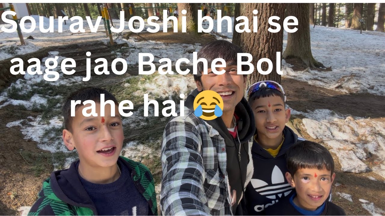 #Manali main bachon k sath vlog guys maza aa gya😂😂😂