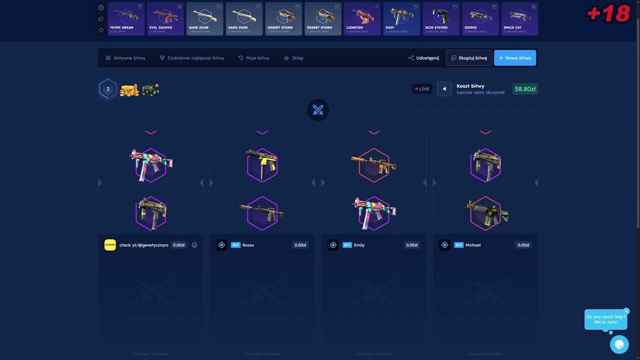 zrobiłem kosę z 62.71zł na csgo-skins... łatwo??