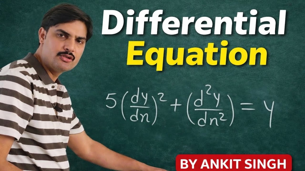 #Differential Equation One Shot..
