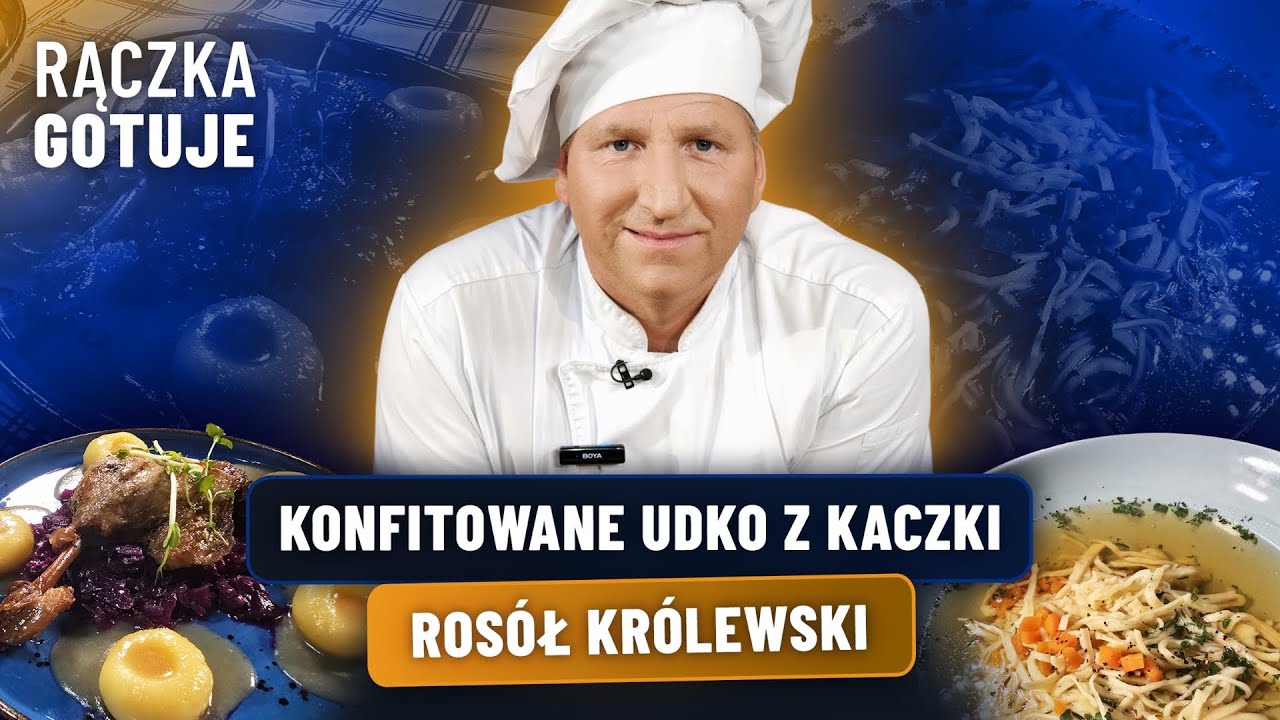 JESIENNA RAJZA PO OPOLSZCZYŹNIE! Rosół królewski, udko z kaczki z kluskami śląskimi | RĄCZKA GOTUJE