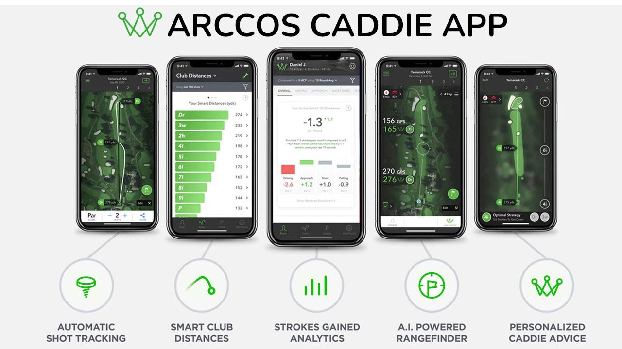 Arccos CADDIE App (FEATURES)