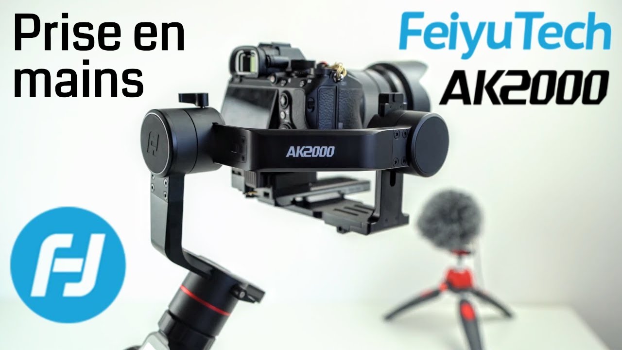 Test gimbal Feiyu AK2000 - 1 - Présentation et réglages principaux
