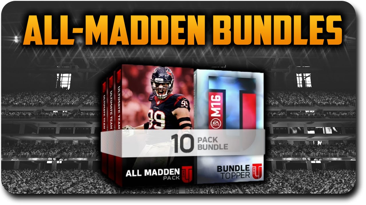 MUT 16 All-Madden Pack Bundle Opening 