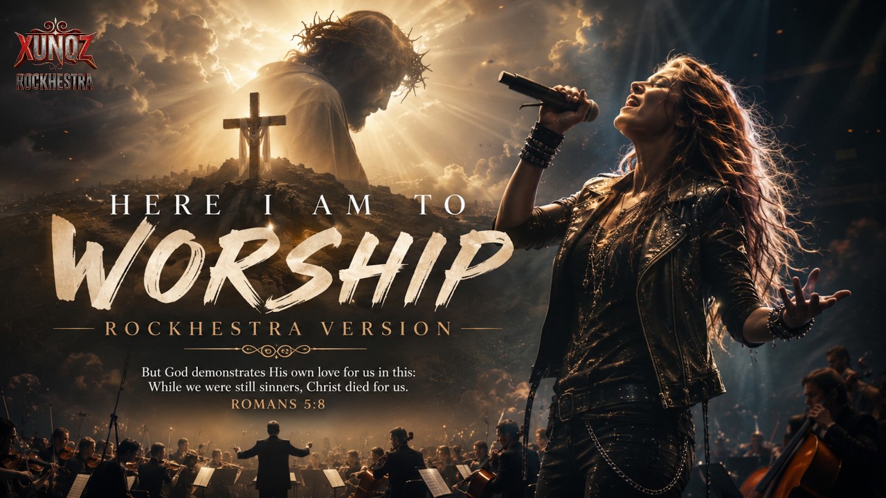 HERE I AM TO WORSHIP - Rockhestra Version🎻 | 🎸Metal Symphony