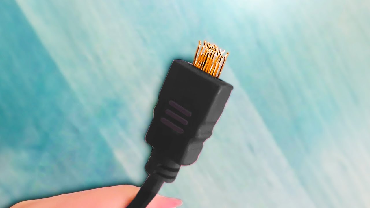 r/Hardwaregore | H..D..M..I think it's broken...