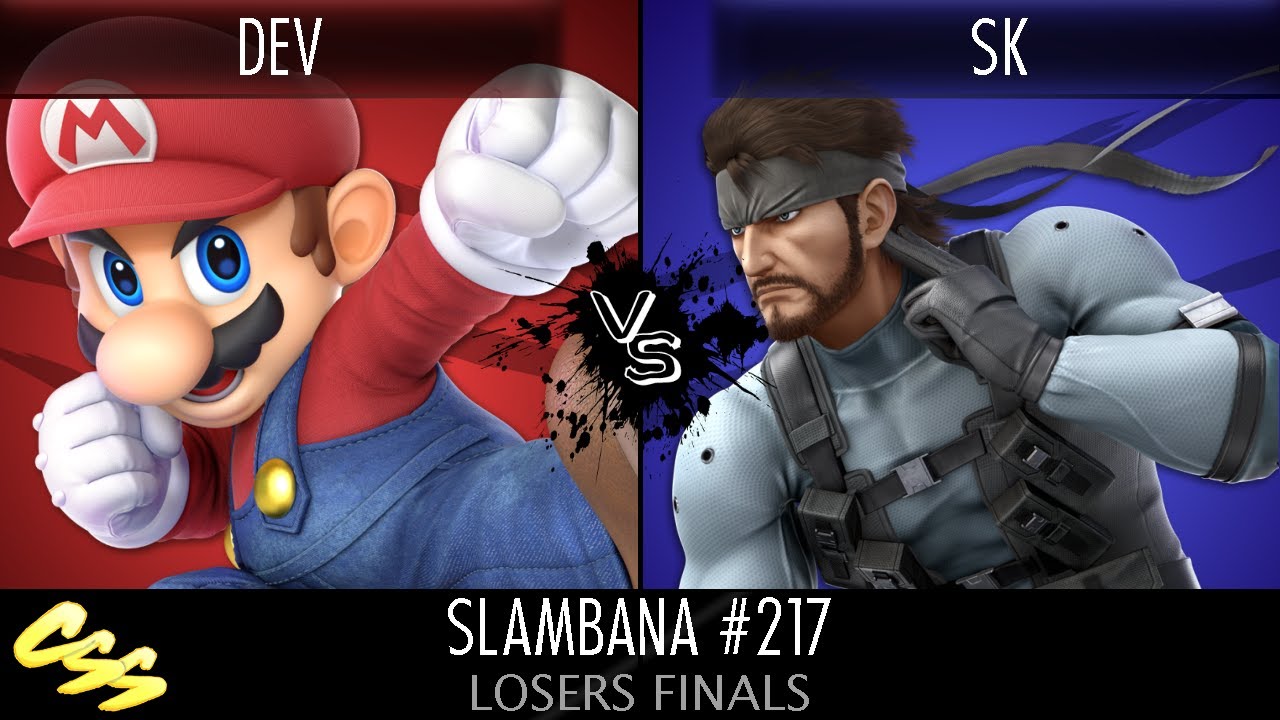 [Slambana #217] Losers Finals: Dev (Mario) vs. SK (Snake)