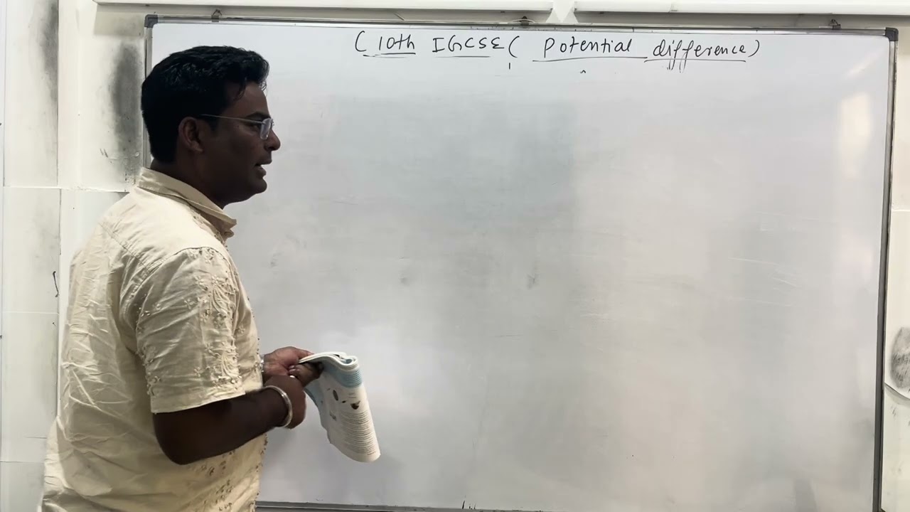 10th IGCSE potential difference &symbol of it& Resistance connected in series&parallel & proof of it
