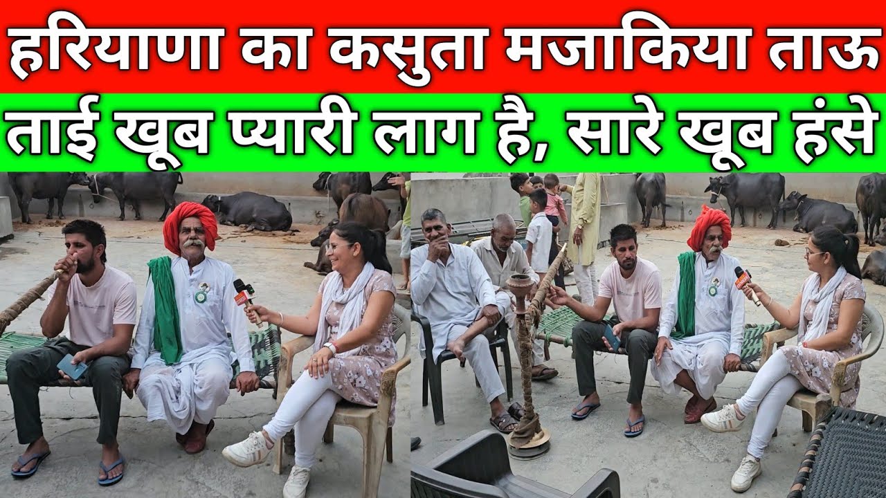 हरियाणा का कसुता मजाकिया ताऊ, ताई खूब प्यारी लाग है, सबकुछ बता दिया, सारे खूब हंसे, गांव पाई कैथल